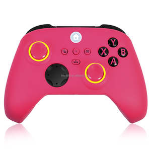 Manette sans fil 2,4 GHz avec moteur de vibration Turbo pour One S/X/PC, inclut une prise casque, personnalisable, rose bonbon - Product Image 1