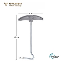 Extracteur de piquets de tente portable d'extérieur, outil de camping, extracteur de crochets, accessoires de auvent, qualité industrielle, toutes saisons