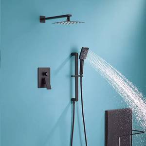 ชุดฝักบัวแบบฝังพร้อมระบบก๊อกน้ำแบบเลื่อนซ่อน พร้อมชุดอุปกรณ์ตกแต่งฝักบัวในตัว และวาล์วปรับสมดุลแรงดัน - Product Image 5