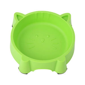 Mangkuk Makanan dan Minum Hewan Peliharaan Bentuk Hewan, Mangkuk Makanan Anjing Plastik untuk Memberi Makan - Product Image 1
