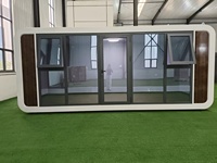 Maison conteneur extensible de 40 pieds avec salle de bain et cuisine, maison préfabriquée de luxe