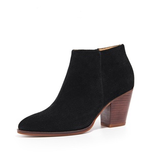 Stivaletti da Donna in Vera Pelle Stile Western con Tacco Spesso, Tendenza <span class=keywords><strong>Moda</strong></span> 2026 - Product Image 2