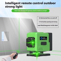 12 mini niveaux infrarouges laser industriels de haute précision portables niveau du sol Instrument de ligne fine couleur verte