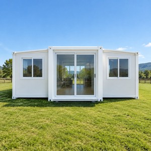 Casa Contenedor Expandible SUNRISE con Exterior con Aspecto de Madera para Espacio de Vivienda Portátil, Unidad Modular Plegable con Ventanas - Product Image 3