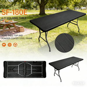 <span class=keywords><strong>La</strong></span> table d'extérieur en plastique <span class=keywords><strong>la</strong></span> plus populaire, table de camping pliable portable, table de cuisine d'extérieur, table en plastique d'extérieur - Product Image 5