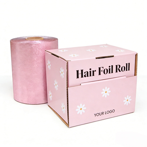 Rotolo di Alluminio per Parrucchieri di Alta Qualità, Personalizzabile con Stampa a Colori in Rilievo per Colorazione Capelli in Salone - Product Image 1