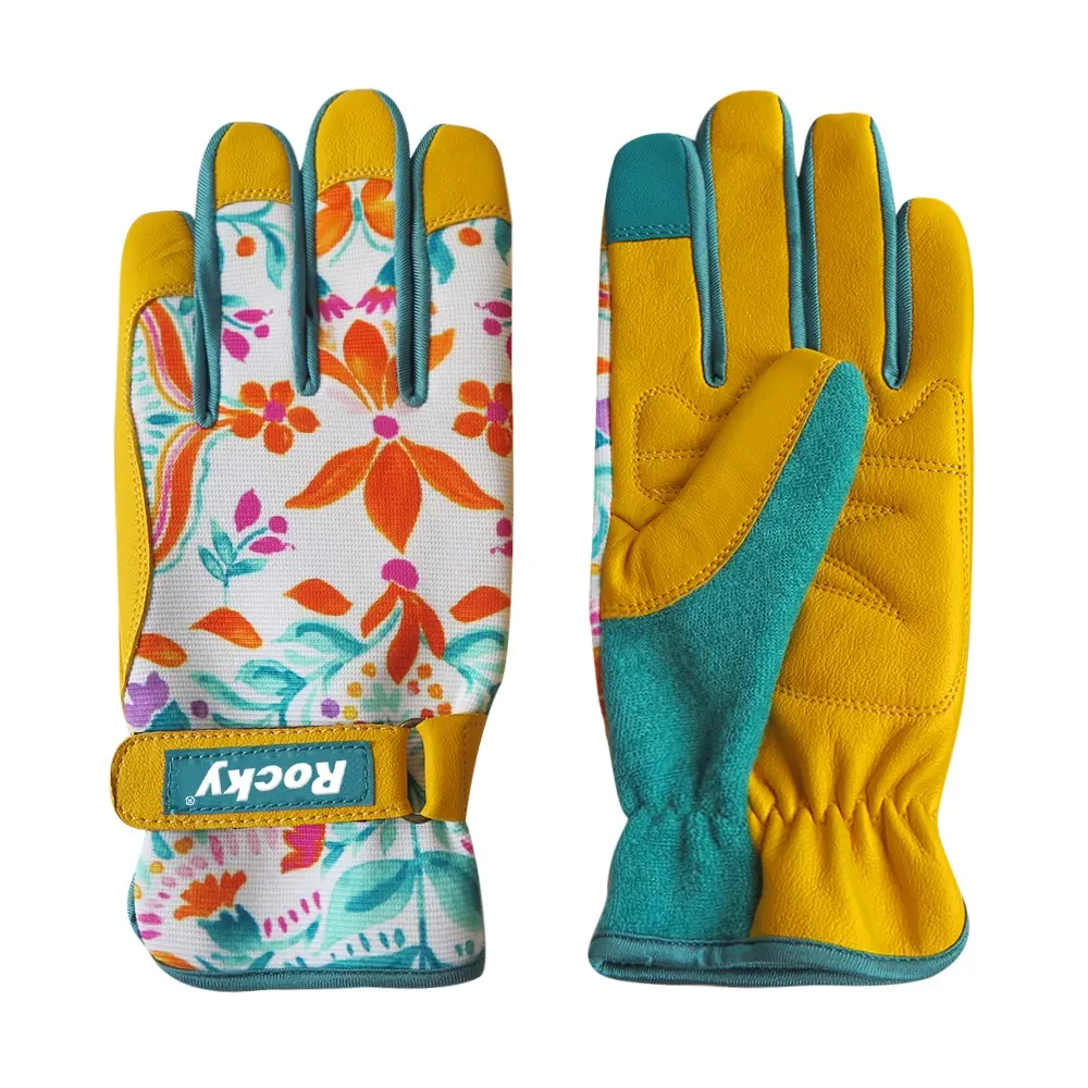 Перчатки для сада для мужчин и женщин, удобные прочные цветные перчатки для взрослых, размеры S, M, L, XL