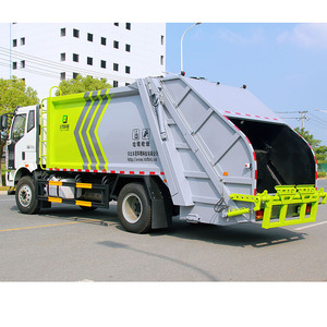 Rác compactor xe tải <span class=keywords><strong>6</strong></span> bánh xe chất thải Collector xe tải Trung Quốc Xe tải rác phía sau loader - Product Image 3