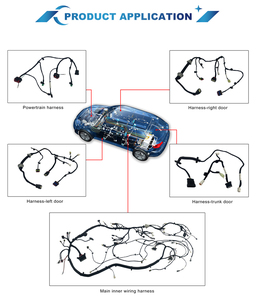 전문 케이블 제조업체의 배선 하네스 OBD2 자동차 1/2 OBD 라인 개조 데이터 라인 연장선 와이어 하네스 - Product Image 6