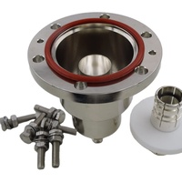 Connecteur à bride EIA 25/8'' - Adaptateur de connecteur coaxial RF de type N femelle, connecteur pour gros tubes