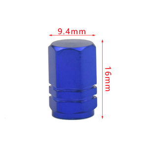 Bouchons de valve universels pour pneus de voiture, couleurs variées, logo personnalisé, 1 pièce, en aluminium - Product Image 2