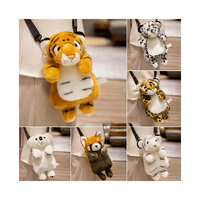 Sac à dos animal personnalisé pour enfants en peluche tigre léopard koala sac à dos drôle pour téléphone portable