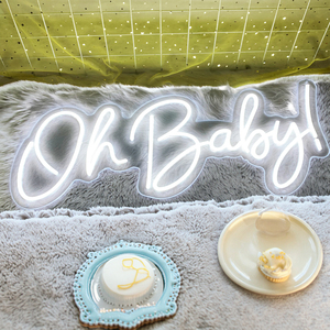 Ohbaby - Iluminación LED de Neón Personalizada para Habitaciones Infantiles, Oficinas, Eventos Festivos - Luces de Ambiente Púrpuras para Decoración de Fiestas en el Hogar - Product Image 6