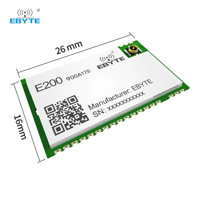 Ebyte E200-900A17S Small Size Wholesale Long Range 2.4ghz Wireless Audio Transmitter Receiver Module 863MHz 928MHz 17dBm
