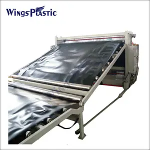 Máquina de producción de HDPE/PE Línea de producción de máquina de extrusión de láminas de revestimiento de geomembranas de HDPE de 8m de ancho de plástico