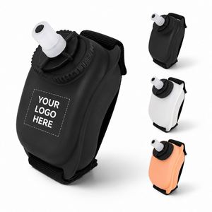 Custom Logo Silicone Wrist Water Bottle Running Hydration <b>Flask</b> Sports Armband Water Bottle for Marathon Cycling Gym - Product Image 1