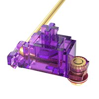 Stabilisateurs à visser DUROCK V3 Game Boy Purple, nouveaux stabilisateurs de clavier USB LED pour PCB de bureau, plus stables, réglage réduit, 1,2 mm-1,6 mm