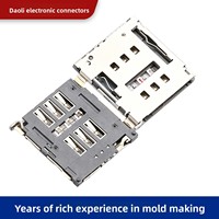 Tarjeta SIM NANO JME de 15 mmH con Ranura de Expulsión Superior de 6 Pines y Interruptor para Tablets y Smartphones