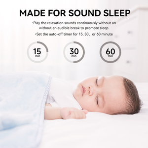 Máquina de Ruido Blanco Recargable por <span class=keywords><strong>USB</strong></span> ESYS, para Bebés y Adultos, 18 Sonidos Relajantes, 8-12 Horas de Reproducción, Ayuda para Dormir - Product Image 4