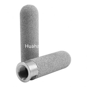 Cartucho de filtro de titanio sinterizado poroso de 100 Um Vela de filtro sinterizado de acero inoxidable para elementos de filtros de retrolavado - Product Image 5