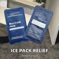 Gel chaud et froid réutilisable de qualité médicale sac de glace doux et confortable soulagement de la douleur musculaire stérile