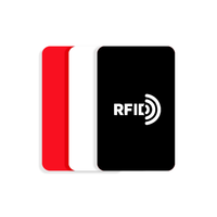 Carte de visite en PVC vierge à sublimation, prix d'usine, avec puce NFC RFID NTAG215, étanche, pour utilisation hôtelière