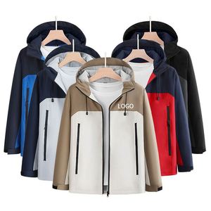 2025 Style Hooded Oversized Jacket Unisex <b>Warm</b> Spring <b>Waterproof</b> Mountaineering Outdoor Sports Windbreaker Heavy Duty Coat - Product Image 2