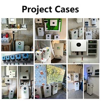 Baterai LiFePO4 51.2V 5kwh 10kwh 15kwh untuk Sistem Tenaga Surya Rumah Tangga dengan Inverter Hybrid/Off-Grid, Terpasang di Dinding dan Dapat Dipindahkan