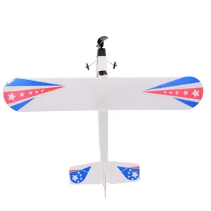 3D โฟมยืดหยุ่นขับเคลื่อนเครื่องร่อนยางวงเครื่องบินบินรุ่นเครื่องบินเด็กของเล่น DIY