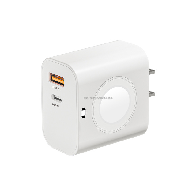 23W USB-C PD 3.0 Fast Charger with Magnetic Watch Charging for Cell Phones and Smart Watches