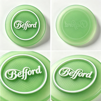 Étiquettes personnalisées en PVC souple écologique avec logo en relief pour chapeaux, vêtements, accessoires de couture, vente en gros OEM