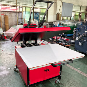 High Quality Big Format 80x100 Manual Heat Press Machine <strong>T</strong>-<strong>shirt</strong> Clothes Fabric logo Printing Machine <strong>Hot</strong> Stamping Equipment - Product Image 2