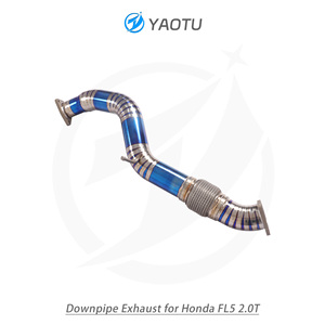 Tubo de Escape de Titanio de Alta Calidad YT, Tubo Delantero para Honda <span class=keywords><strong>Civic</strong></span> <span class=keywords><strong>Type</strong></span>-<span class=keywords><strong>R</strong></span> FL5 <span class=keywords><strong>2.0</strong></span> - Product Image 6