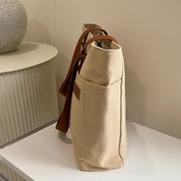 Sac fourre-tout en toile de coton écologique et recyclable, personnalisé, multifonctionnel, de qualité supérieure, réutilisable, pour les voyages, les courses