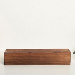Custom LOGO Handmade Solid Wood Jewelry Storage Box with <b>Sliding</b> Lid - Product Image 3