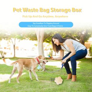 Wholesale Silicone Dog Poop Bag Dispenser, Portable Pet Waste Bag Holder with Leash <b>Clip</b>, Hands-Free Outdoor Walking Custom Logo - Product Image 5