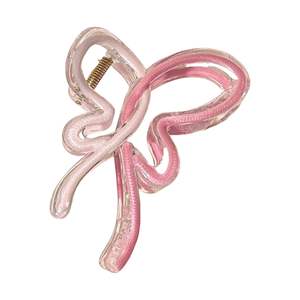 Pinza de Pelo con Diseño de Mariposa y Flor en Colores Pastel, Accesorio de Belleza para Mujer, Regalo de Verano - Product Image 1