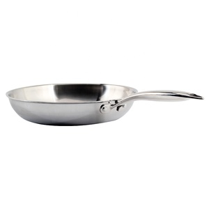 เหมาะสำหรับเตาทุกประเภทกระทะสเตนเลสสตีลสามชั้นขนาด10นิ้ว - Product Image 3