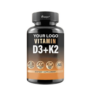 Capsules D3 K2 personnalisables OEM/ODM avec 90Mcg K2 + 5,000 UI D3 supplément vitaminique pour le système immunitaire, l'humeur et le soutien énergétique - Product Image 1