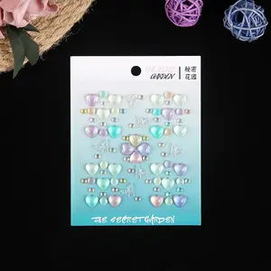 Accesorios para Máquina de Tatuajes Portátil ZHONGLI, Pegatinas de Tatuajes de Perlas y Piedras, Maquillaje <span class=keywords><strong>Temporal</strong></span>, Joyas Faciales Acrílicas Coloridas - Product Image 6