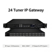 Profesyonel 24 Kanallı Uydu Alıcısı - IP Ağ Geçidi DVB-S2 IPTV Yayın Başucu Ekipmanı