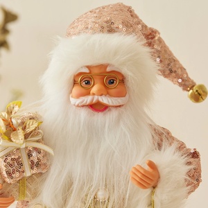 Youlun 30/45/60cm grand ornement de Figurine de père noël de noël debout pour les décorations de noël nouvel an - Product Image 5