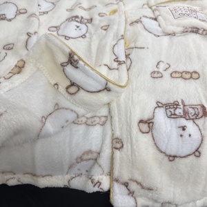 Pigiama in flanella con orsetti, modello coppia, autunno e inverno, con interno in velluto, maniche lunghe e pantaloni, grazioso. - Product Image 2