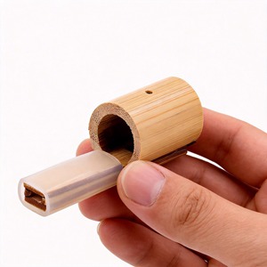 Fischietto Nostalgico in Bambù Fatto a Mano, Patrimonio Culturale Immateriale, Flauto Sonoro Speciale per l'Addestramento e il Richiamo degli Uccelli - Product Image 3