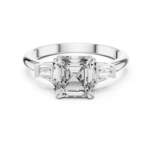 Bague en or 18 carats de qualité supérieure, cultivée en laboratoire, de style ethnique, pour femmes, coupe excellente, certifiée IDGL, cadeau de mariage et d'anniversaire, bijoux - Product Image 1