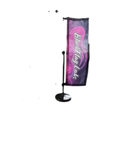 ออกแบบฟรี พิมพ์ดิจิทัลคุณภาพสูง ผ้าโพลีเอสเตอร์ 100% ธงมินิโนโบริสั่งทำขนาด 10x30 ซม. พร้อมเสาธงไฟเบอร์กลาส สำหรับโฆษณา - Product Image 5