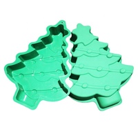 Moule en Silicone en forme d'arbre de Noël nouveau Design moules à bougie pâtisserie en résine pour outils de cuisson de gâteau