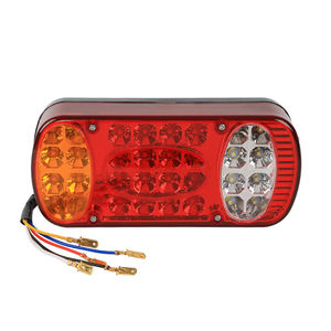 Étanche 12V24V 22cm 9Inch32LED <span class=keywords><strong>rectangulaire</strong></span> <span class=keywords><strong>remorque</strong></span> camion combinaison feu arrière arrêt arrière clignotant feu arrière - Product Image 1