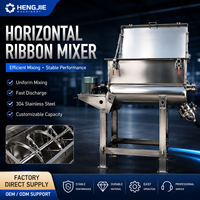 Mélangeur à ruban en acier inoxydable de qualité alimentaire avec moteur DC pour le mélange de sucre, d'assaisonnements et de farine en poudre, 500L-5000L, certifié CE, directement de l'usine