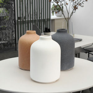 Jarrón de cerámica hecho a mano, jarrón clásico de brotes chinos para decoraciones de vida, arreglos florales, accesorios de tiro para escritorio - Product Image 1